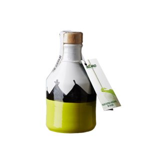 Extra Virgin Olive Oil in Hand-painted Ceramic Bottle