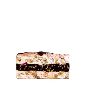 Soft Torrone Raspberry and Chocolate Nougat Slice