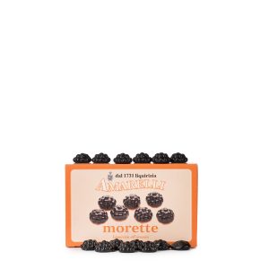 Morette Black Licorice in Orange Box 3.5 oz
