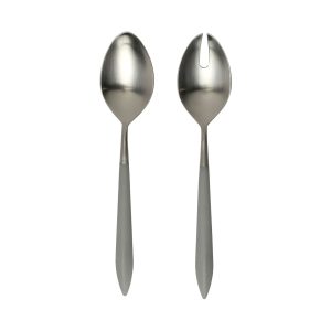 Ares Argento & Light Gray Salad Serving Set