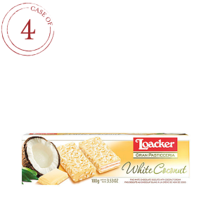 Gran Pasticceria: White Chocolate Coconut Patisserie - 4 Pack