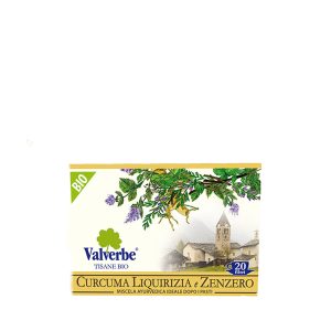 Turmeric, Ginger, and Licorice Herbal Tea - 20 Bags