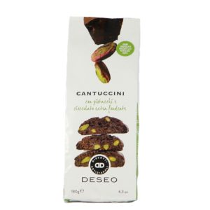 Cantucci Dark Chocolate and Pistachio Cookies 6.3 oz