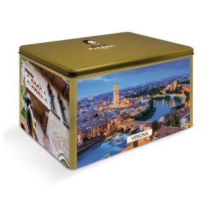 Verona Assorted Puff Pastries & Shortbreads Tin 32 oz