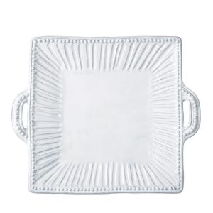 Incanto Stripe Handled Square Platter