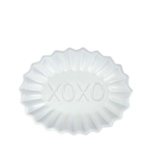 Incanto Pleated XOXO Plate