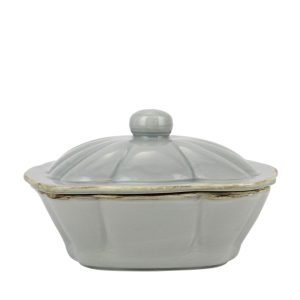 Italian Bakers Gray Square Covered Casserole Dish