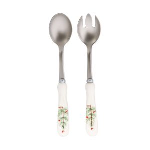 Lastra Holiday Salad Server Set