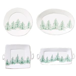 Lastra Holiday Four-Piece Serveware Set