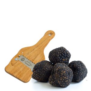 Burgundy Truffles and Wood Slicer