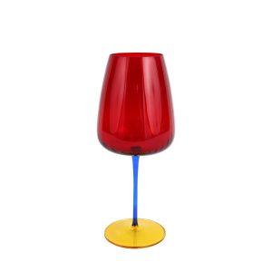 Pompidou Red Water Glass