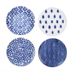 Santorini Assorted Salad Plates - Set of 4