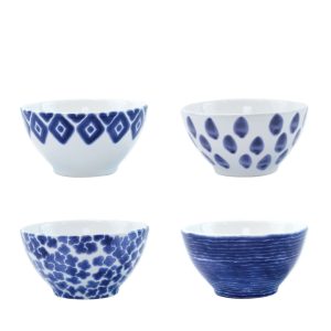 Santorini Assorted Cereal Bowls - Set of 4